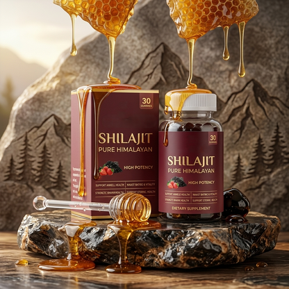 Gomitas de Shilajit – Energía, Vitalidad y Enfoque Cada Día