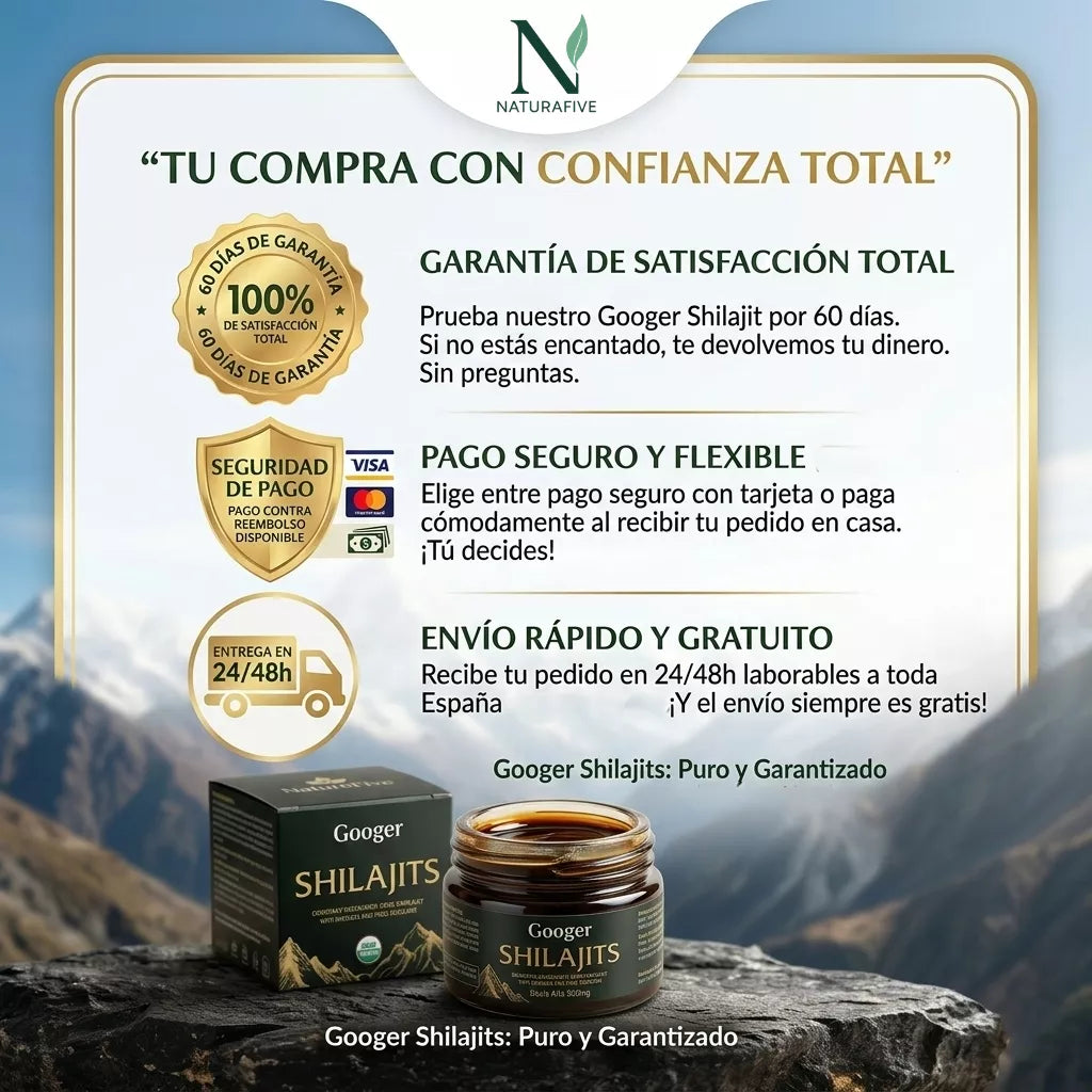 Recupera tu energía masculina con Resina de Shilajit Pura