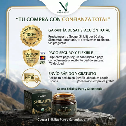 Recupera tu energía masculina con Resina de Shilajit Pura