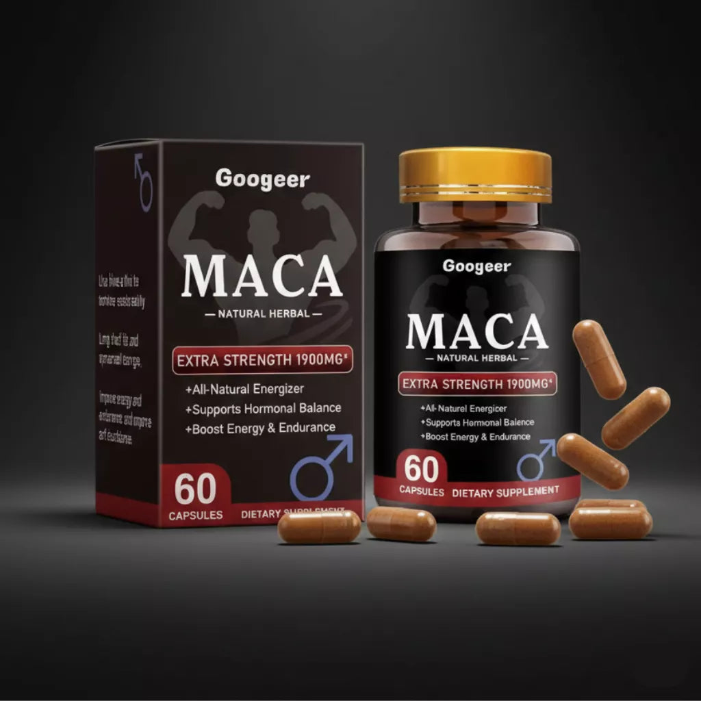 Recupera tu Vitalidad y Rendimiento Masculino con Maca 1900mg