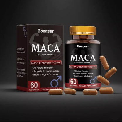 Recupera tu Vitalidad y Rendimiento Masculino con Maca 1900mg